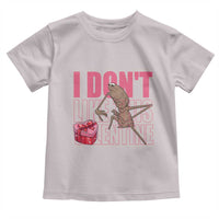 Marcus The Worm Funny Valentine Meme Toddler T Shirt I Don't Like This Valentine