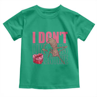 Marcus The Worm Funny Valentine Meme Toddler T Shirt I Don't Like This Valentine