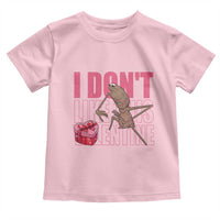 Marcus The Worm Funny Valentine Meme Toddler T Shirt I Don't Like This Valentine