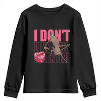 Marcus The Worm Funny Valentine Meme Youth Sweatshirt I Don't Like This Valentine