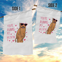 Marcus The Worm Meme Garden Flag Funny Anti Valentines Day - Wonder Print Shop