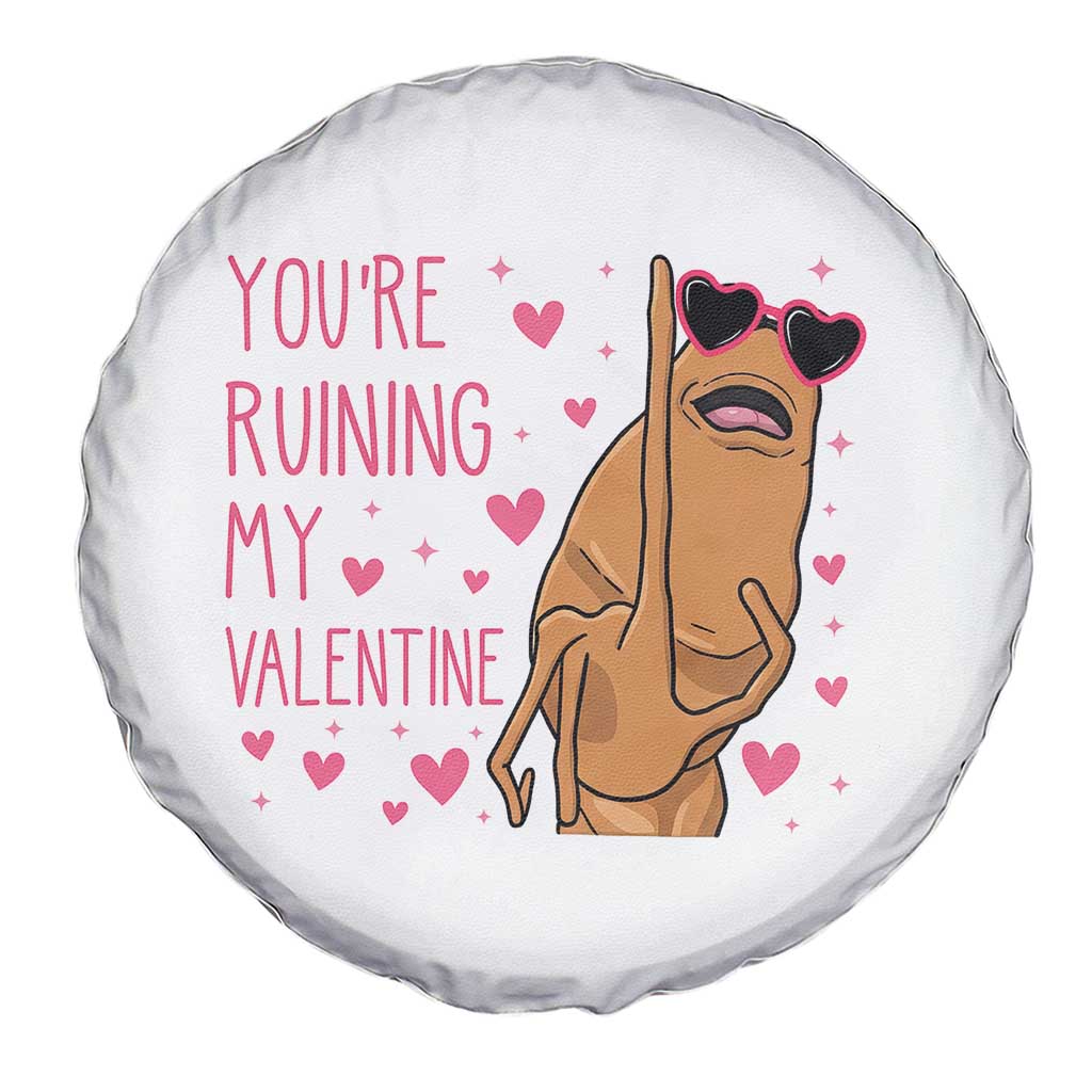 Marcus The Worm Meme Spare Tire Cover Funny Anti Valentines Day - Wonder Print Shop