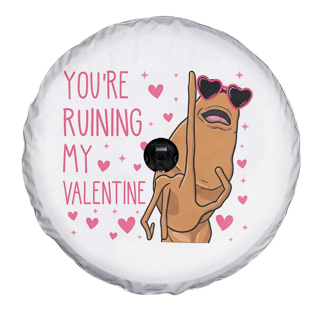 Marcus The Worm Meme Spare Tire Cover Funny Anti Valentines Day - Wonder Print Shop