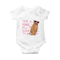 Marcus The Worm Meme Baby Onesie Funny Anti Valentines Day - Wonder Print Shop