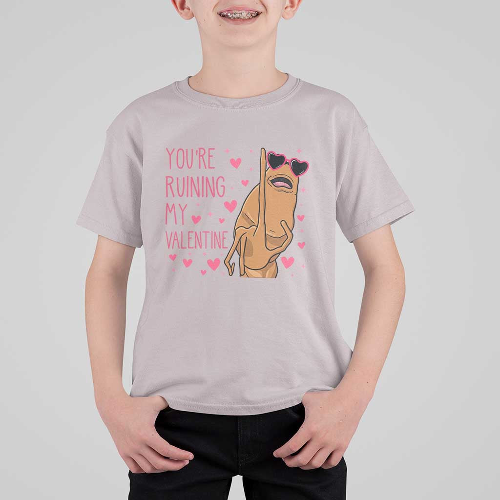 Marcus The Worm Meme T Shirt For Kid Funny Anti Valentines Day - Wonder Print Shop