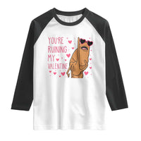Marcus The Worm Meme Raglan Shirt Funny Anti Valentines Day - Wonder Print Shop