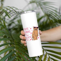 Marcus The Worm Meme Skinny Tumbler Funny Anti Valentines Day - Wonder Print Shop