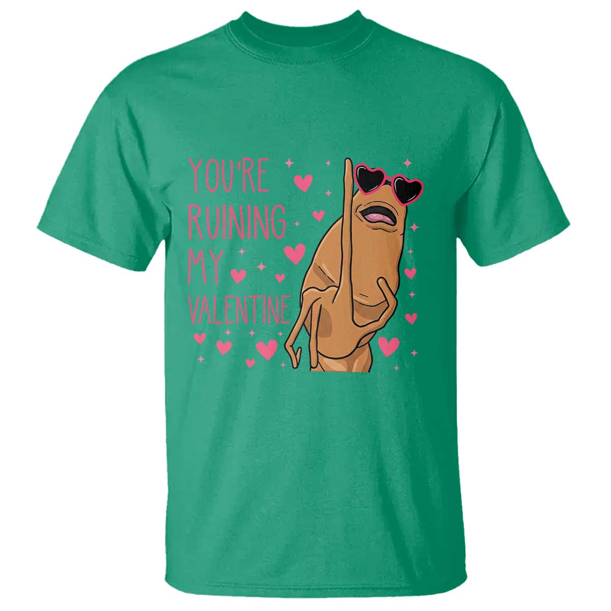 Marcus The Worm Meme T Shirt Funny Anti Valentines Day - Wonder Print Shop