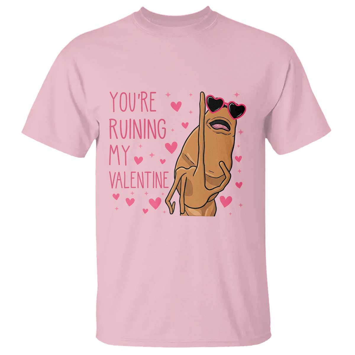 Marcus The Worm Meme T Shirt Funny Anti Valentines Day - Wonder Print Shop