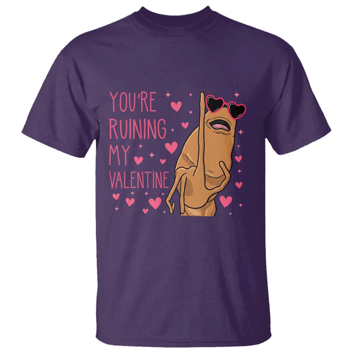 Marcus The Worm Meme T Shirt Funny Anti Valentines Day - Wonder Print Shop