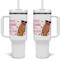 Marcus The Worm Meme Tumbler With Handle Funny Anti Valentines Day - Wonder Print Shop