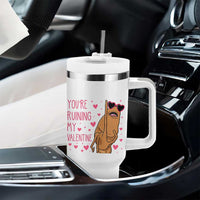 Marcus The Worm Meme Tumbler With Handle Funny Anti Valentines Day - Wonder Print Shop