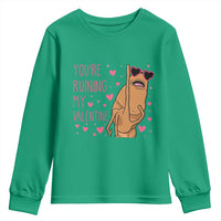 Marcus The Worm Meme Youth Sweatshirt Funny Anti Valentines Day - Wonder Print Shop