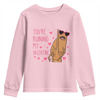 Marcus The Worm Meme Youth Sweatshirt Funny Anti Valentines Day - Wonder Print Shop