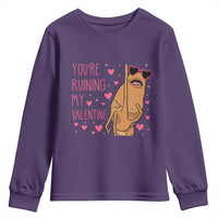 Marcus The Worm Meme Youth Sweatshirt Funny Anti Valentines Day - Wonder Print Shop