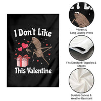 Marcus The Worm Meme Garden Flag Funny Anti Valentines Day Sarcastic - Wonder Print Shop