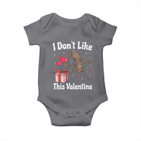 Marcus The Worm Meme Baby Onesie Funny Anti Valentines Day Sarcastic - Wonder Print Shop