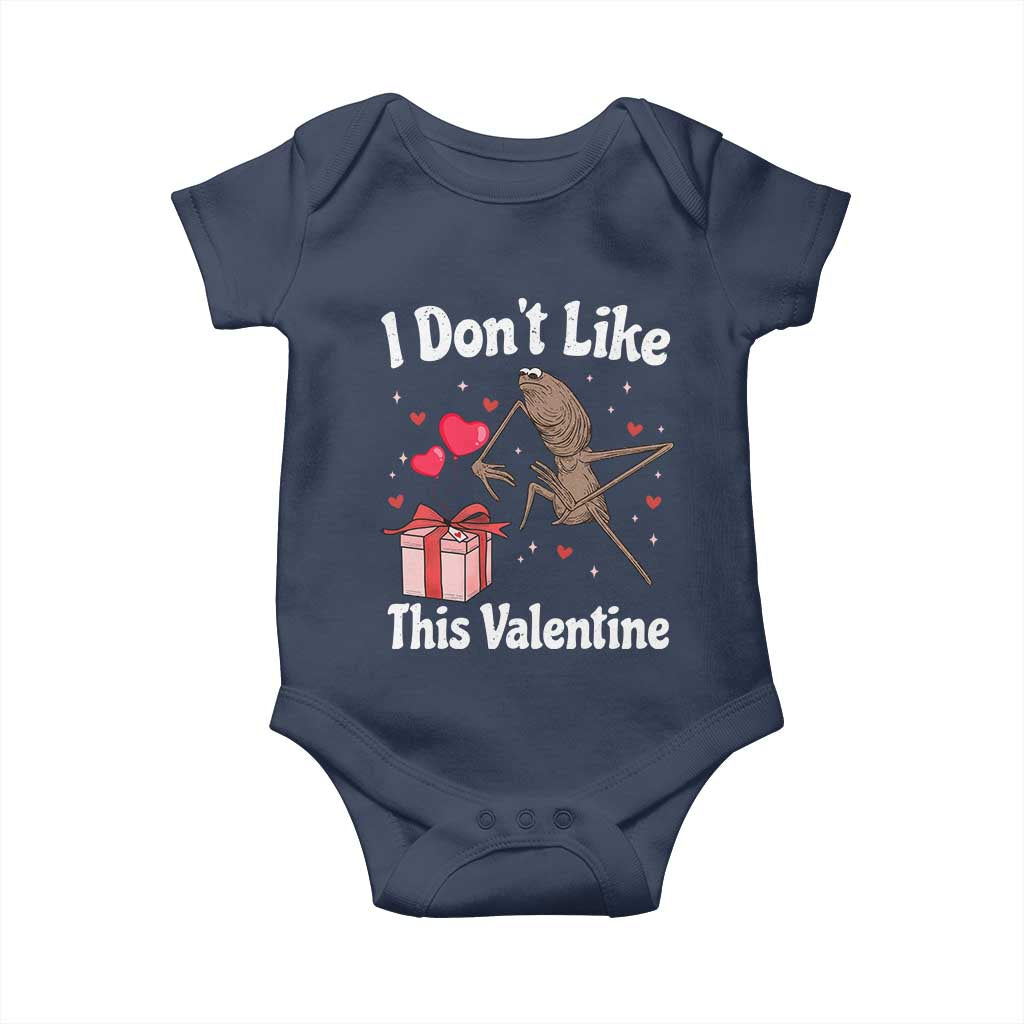 Marcus The Worm Meme Baby Onesie Funny Anti Valentines Day Sarcastic - Wonder Print Shop