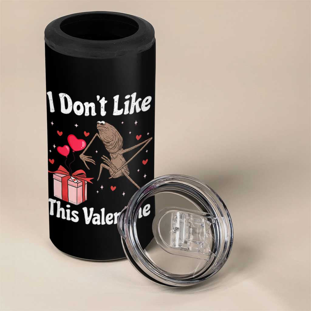 Marcus The Worm Meme 4 in 1 Can Cooler Tumbler Funny Anti Valentines Day Sarcastic - Wonder Print Shop