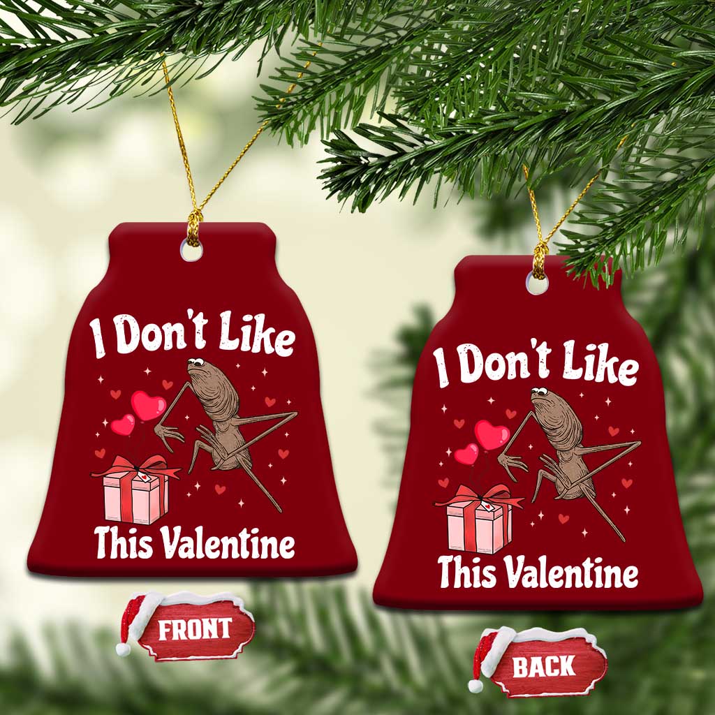 Marcus The Worm Meme Ceramic Ornament Funny Anti Valentines Day Sarcastic - Wonder Print Shop