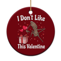 Marcus The Worm Meme Ceramic Ornament Funny Anti Valentines Day Sarcastic - Wonder Print Shop