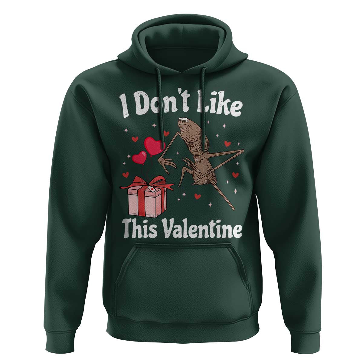 Marcus The Worm Meme Hoodie Funny Anti Valentines Day Sarcastic - Wonder Print Shop