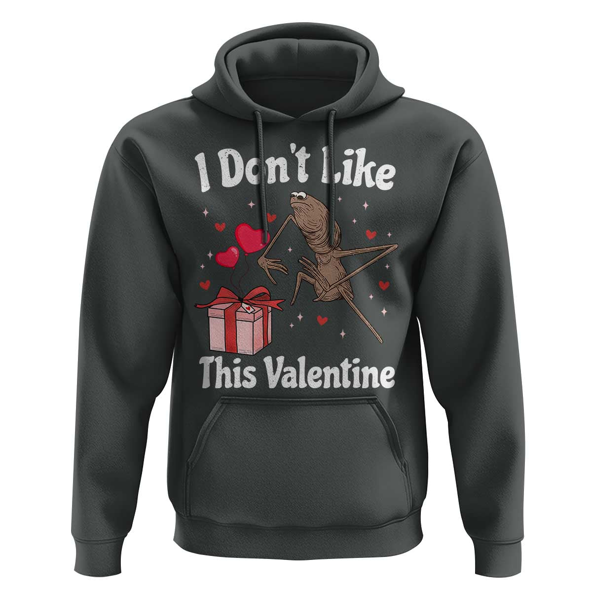 Marcus The Worm Meme Hoodie Funny Anti Valentines Day Sarcastic - Wonder Print Shop