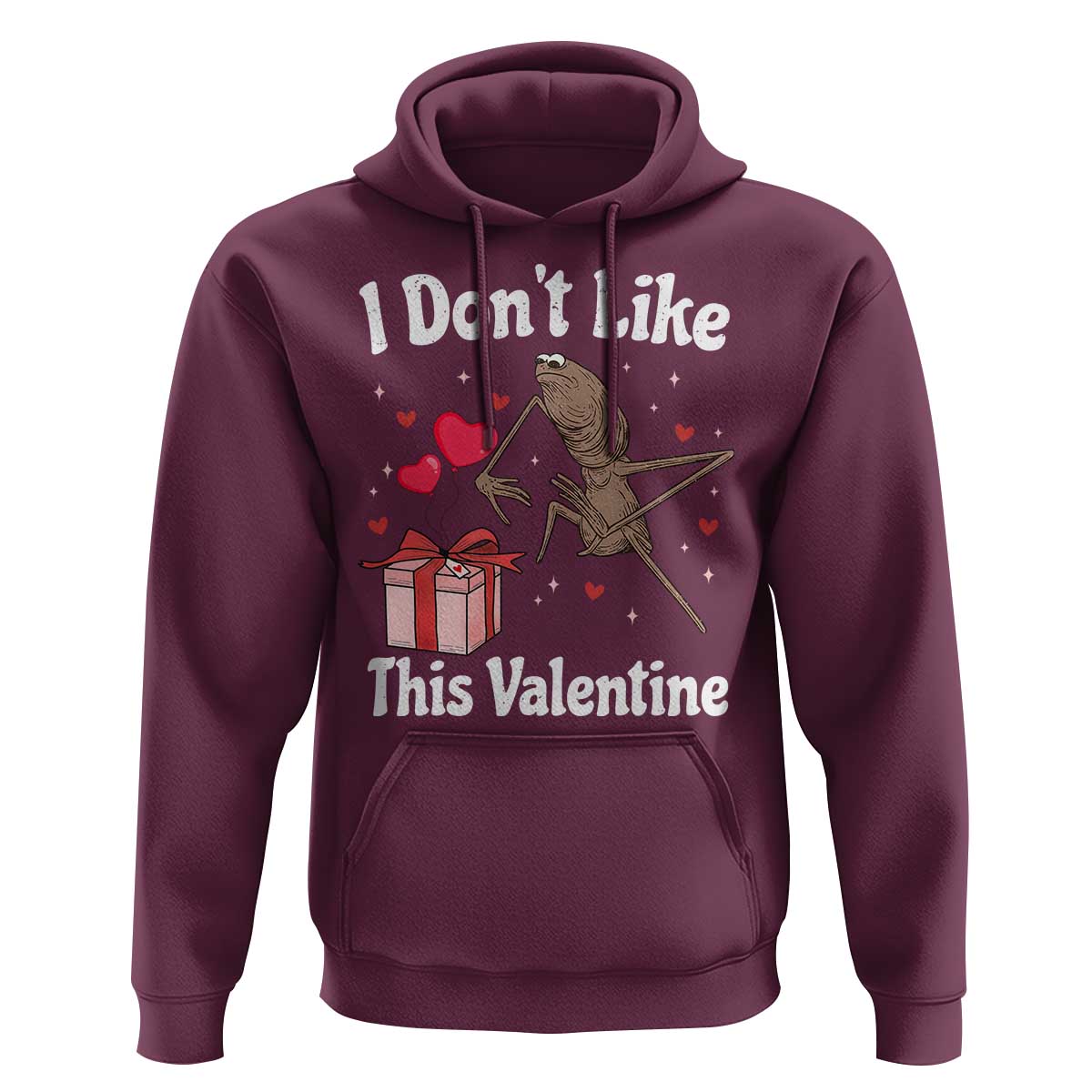 Marcus The Worm Meme Hoodie Funny Anti Valentines Day Sarcastic - Wonder Print Shop