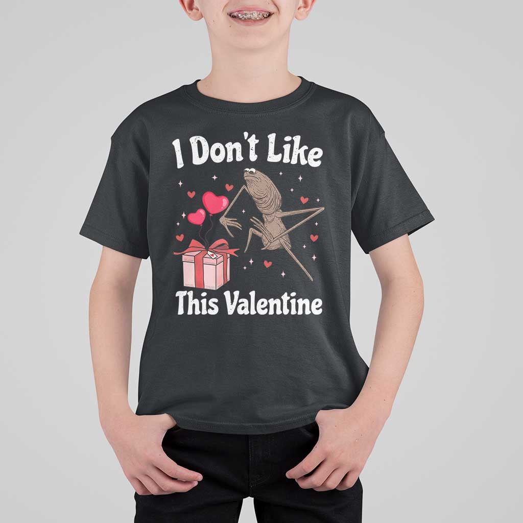 Marcus The Worm Meme T Shirt For Kid Funny Anti Valentines Day Sarcastic - Wonder Print Shop