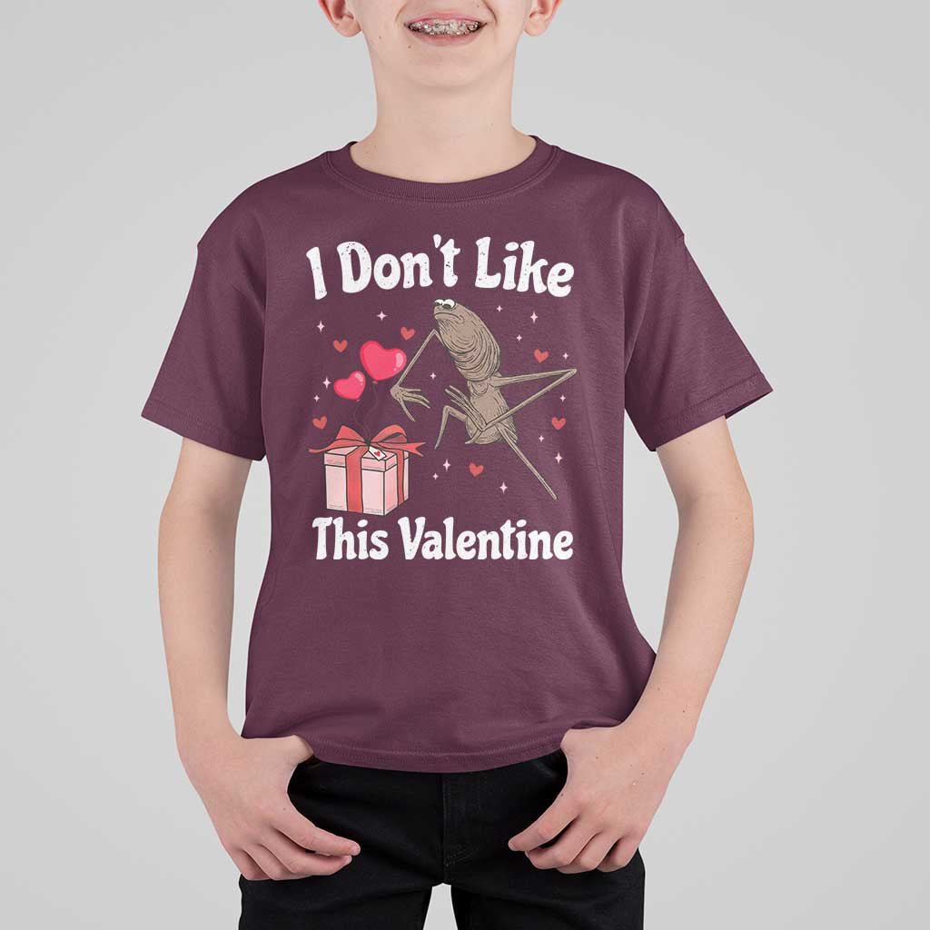 Marcus The Worm Meme T Shirt For Kid Funny Anti Valentines Day Sarcastic - Wonder Print Shop