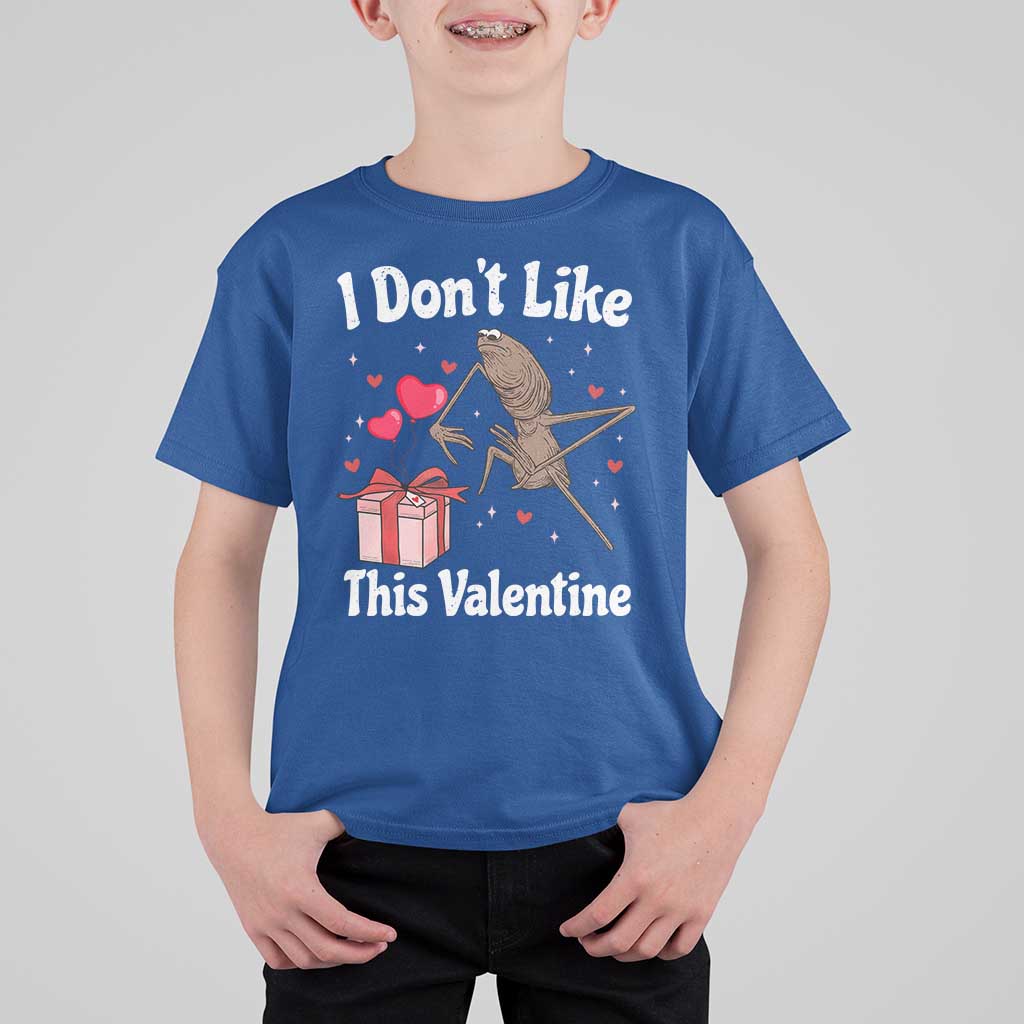 Marcus The Worm Meme T Shirt For Kid Funny Anti Valentines Day Sarcastic - Wonder Print Shop
