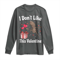 Marcus The Worm Meme Long Sleeve Shirt Funny Anti Valentines Day Sarcastic - Wonder Print Shop