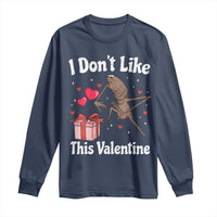 Marcus The Worm Meme Long Sleeve Shirt Funny Anti Valentines Day Sarcastic - Wonder Print Shop