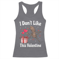 Marcus The Worm Meme Racerback Tank Top Funny Anti Valentines Day Sarcastic - Wonder Print Shop