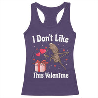 Marcus The Worm Meme Racerback Tank Top Funny Anti Valentines Day Sarcastic - Wonder Print Shop
