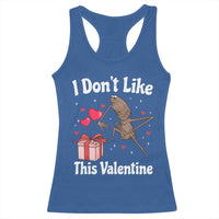 Marcus The Worm Meme Racerback Tank Top Funny Anti Valentines Day Sarcastic - Wonder Print Shop