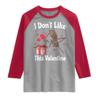 Marcus The Worm Meme Raglan Shirt Funny Anti Valentines Day Sarcastic - Wonder Print Shop