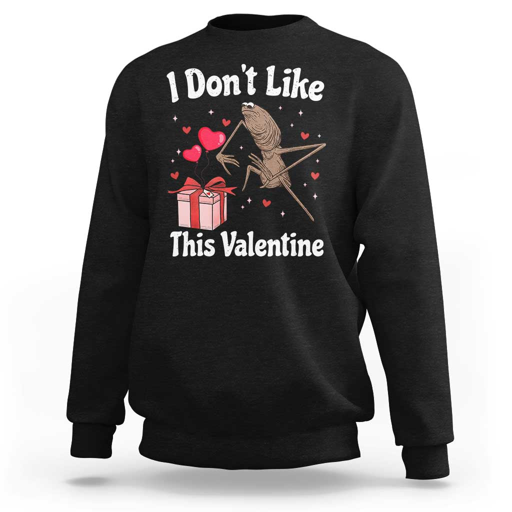 Marcus The Worm Meme Sweatshirt Funny Anti Valentines Day Sarcastic - Wonder Print Shop