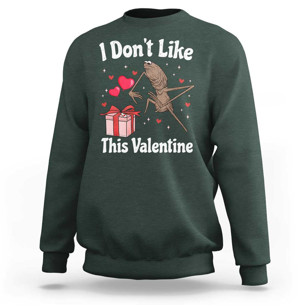 Marcus The Worm Meme Sweatshirt Funny Anti Valentines Day Sarcastic - Wonder Print Shop