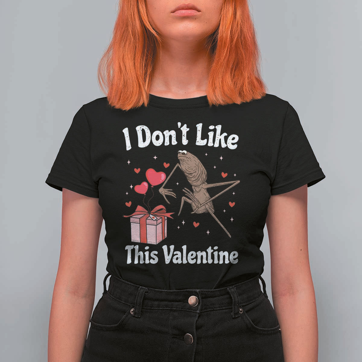 Marcus The Worm Meme T Shirt For Women Funny Anti Valentines Day Sarcastic - Wonder Print Shop