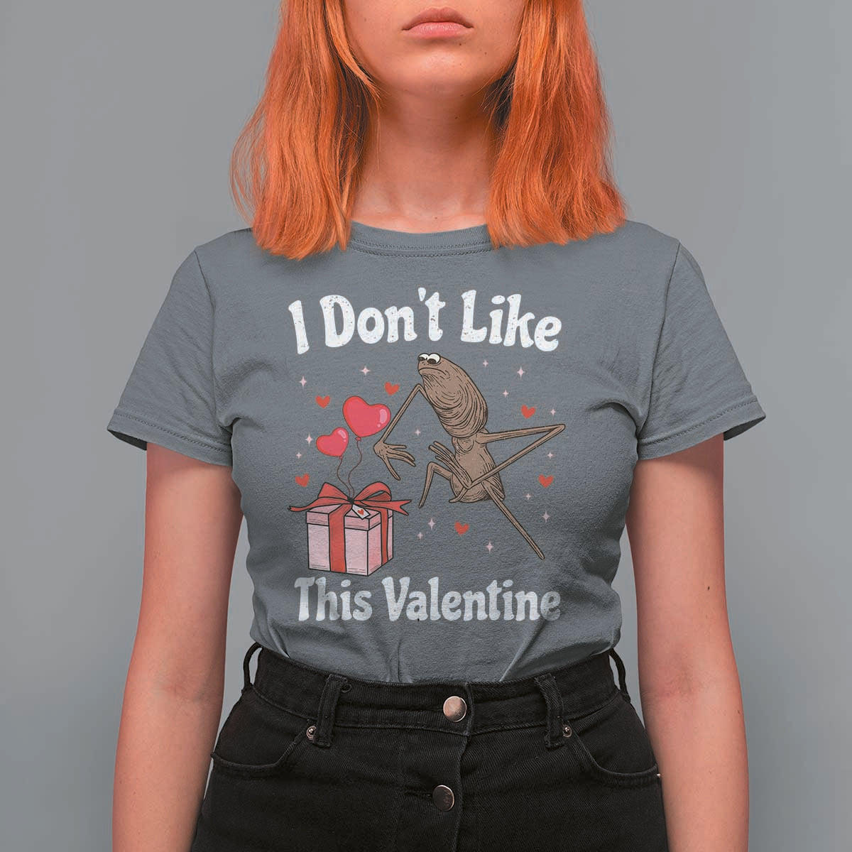 Marcus The Worm Meme T Shirt For Women Funny Anti Valentines Day Sarcastic - Wonder Print Shop