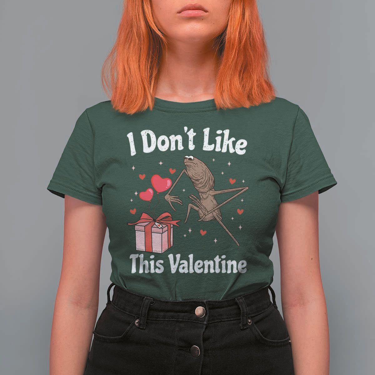 Marcus The Worm Meme T Shirt For Women Funny Anti Valentines Day Sarcastic - Wonder Print Shop