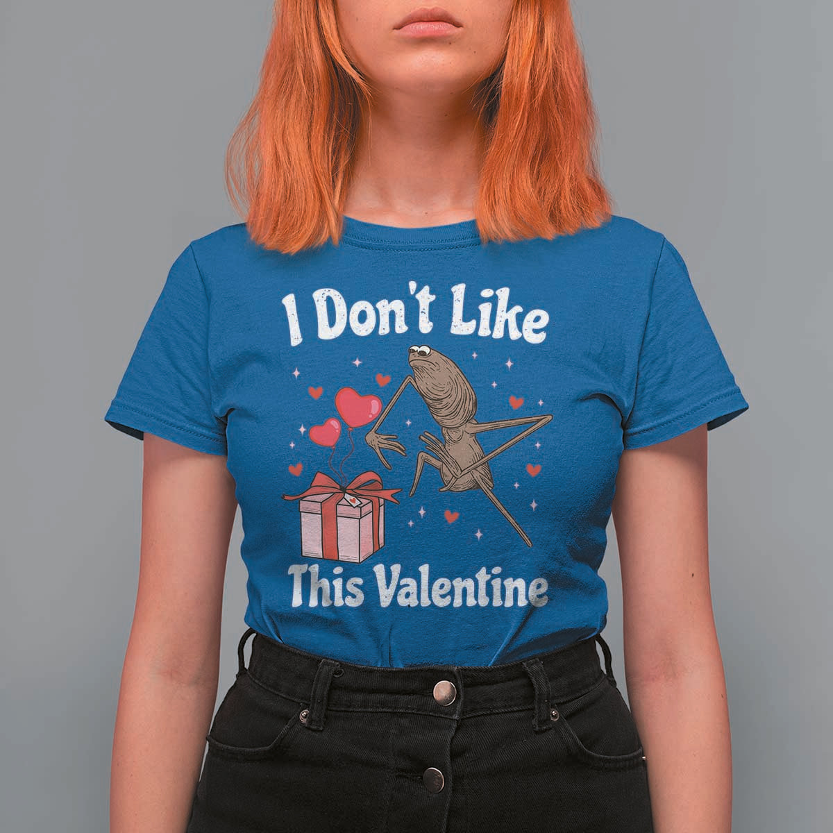 Marcus The Worm Meme T Shirt For Women Funny Anti Valentines Day Sarcastic - Wonder Print Shop