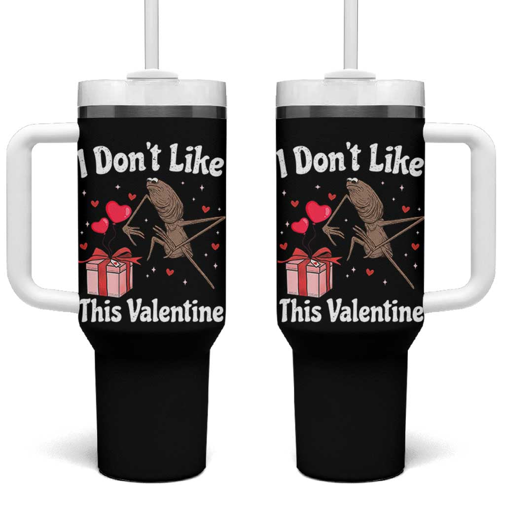 Marcus The Worm Meme Tumbler With Handle Funny Anti Valentines Day Sarcastic - Wonder Print Shop