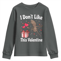 Marcus The Worm Meme Youth Sweatshirt Funny Anti Valentines Day Sarcastic - Wonder Print Shop
