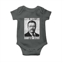 Theodore Roosevelt Quote Baby Onesie Speak Softly and Carry A Big Stick