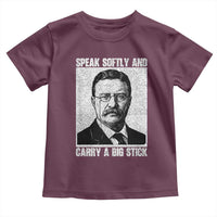 Theodore Roosevelt Quote Toddler T Shirt Speak Softly and Carry A Big Stick