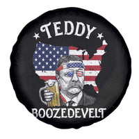 Teddy Boozedevelt Theodore Roosevelt Spare Tire Cover 4th Of July American Flag