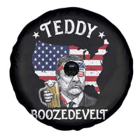 Teddy Boozedevelt Theodore Roosevelt Spare Tire Cover 4th Of July American Flag