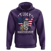 Teddy Boozedevelt Theodore Roosevelt Hoodie 4th Of July American Flag